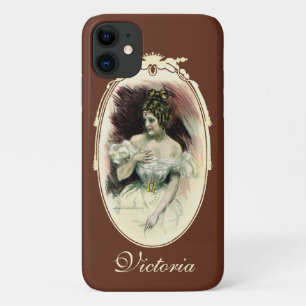 ヴィンテージ・クリスティーガール、アンティークのブライダルポートレート iPhone 11 ケース