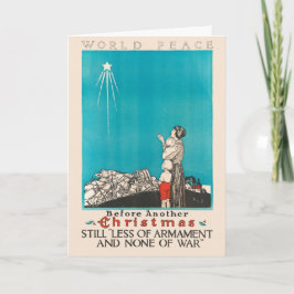 ヴィンテージ クリスマスの平和 カード