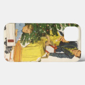 ヴィンテージ クリスマスの朝、家族でのプレゼント交換 Case-Mate iPhoneケース (裏面 (横))