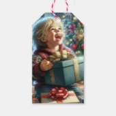 ヴィンテージ・クリスマスイブの喜びと楽しみ ギフトタグ (正面)