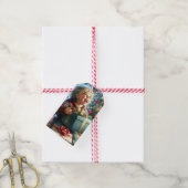 ヴィンテージ・クリスマスイブの喜びと楽しみ ギフトタグ (より糸付き)