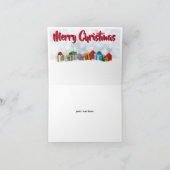 ヴィンテージ クリスマスカード (内部)