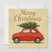 ヴィンテージ クリスマスカード カード (正面)