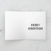 ヴィンテージ クリスマスカード カード (内部)