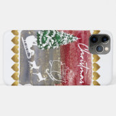 ヴィンテージ クリスマスツリー Case-Mate iPhoneケース (裏面(横))