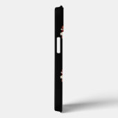 ヴィンテージ クリスマスパターン、陽気なサンタクロース Case-Mate iPhoneケース (裏面 / 右)