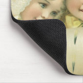 ヴィンテージ・クリスマスビクトリアン姉妹 マウスパッド (コーナー)