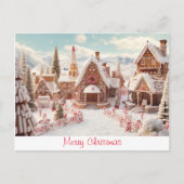 ヴィンテージ クリスマス おめでとう ポストカード (正面)