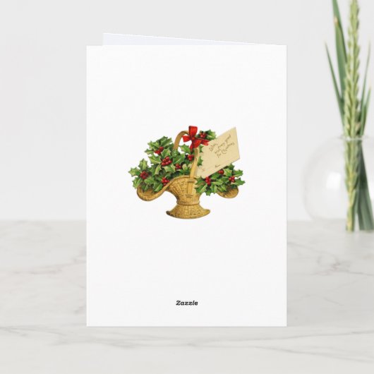 ヴィンテージ・クリスマス「まだ知っている」バイブル・バース シーズンカード (裏面)