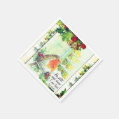 ヴィンテージ・クリスマス「まだ知っている」バイブル・バース スタンダードカクテルナプキン