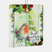 ヴィンテージ・クリスマス「まだ知っている」バイブル・バース セラミックオーナメント (右)
