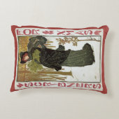 ヴィンテージ クリスマス アートヌーボー スクリブナーズ カバー 1895 アクセントクッション (裏面)