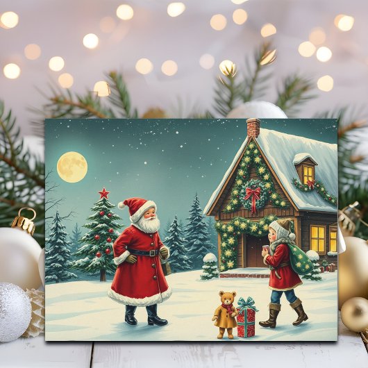 ヴィンテージ クリスマス イラスト