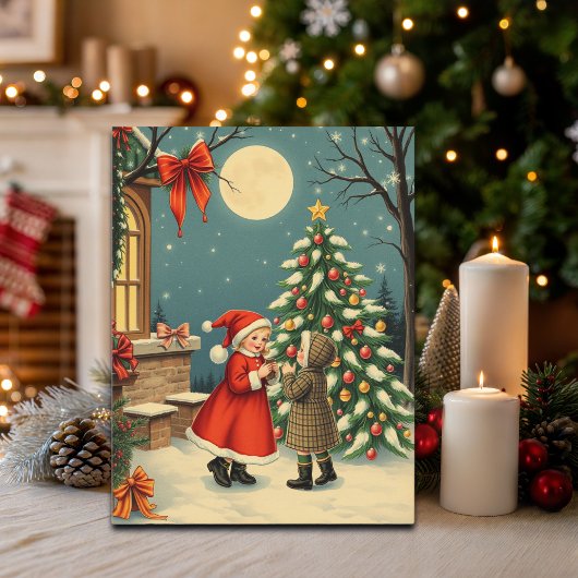 ヴィンテージ クリスマス イラスト