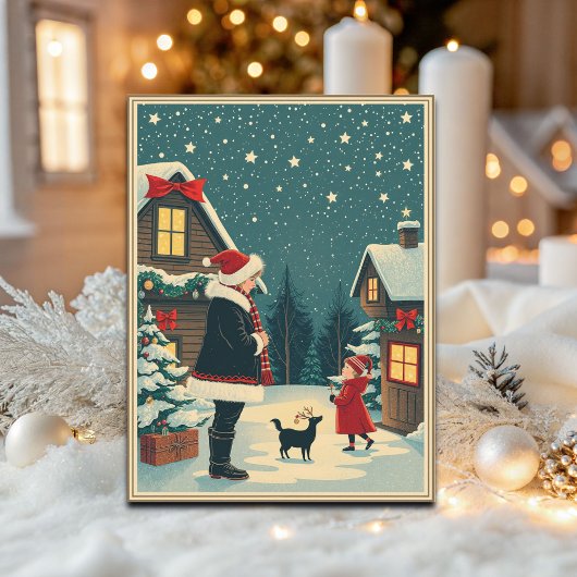 ヴィンテージ クリスマス イラスト