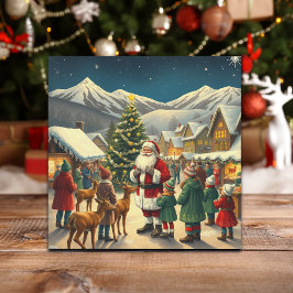 ヴィンテージ クリスマス イラスト