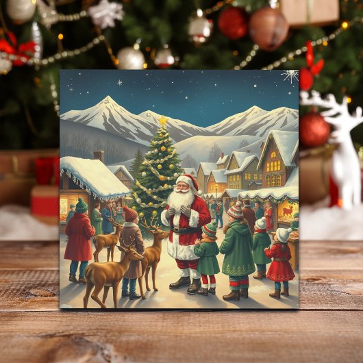 ヴィンテージ クリスマス イラスト