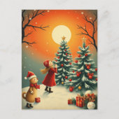 ヴィンテージ クリスマス イラスト (正面)