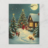 ヴィンテージ クリスマス イラスト (正面)