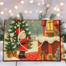 ヴィンテージ クリスマス イラスト