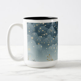 ヴィンテージ クリスマス オーナメント コーヒーマグ ツートーンマグカップ