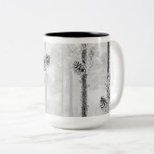 ヴィンテージ クリスマス オーナメント コーヒーマグ ツートーンマグカップ (正面右)