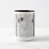 ヴィンテージ クリスマス オーナメント コーヒーマグ ツートーンマグカップ (中央)
