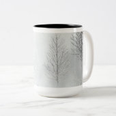 ヴィンテージ クリスマス オーナメント コーヒーマグ ツートーンマグカップ (正面右)