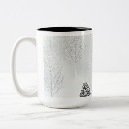 ヴィンテージ クリスマス オーナメント コーヒーマグ ツートーンマグカップ