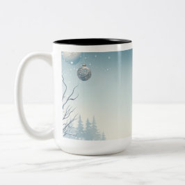 ヴィンテージ クリスマス オーナメント コーヒーマグ ツートーンマグカップ