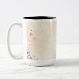 ヴィンテージ クリスマス オーナメント コーヒーマグ ツートーンマグカップ