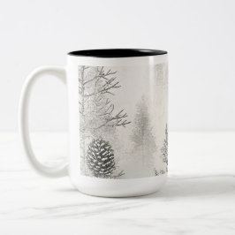 ヴィンテージ クリスマス オーナメント コーヒーマグ ツートーンマグカップ