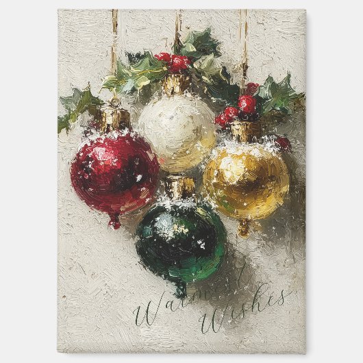 ヴィンテージ クリスマス オーナメント マグネット (正面)