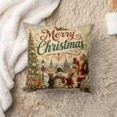 ヴィンテージ クリスマス キッズ 枕 (ブランケット)