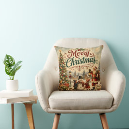 ヴィンテージ クリスマス キッズ 枕
