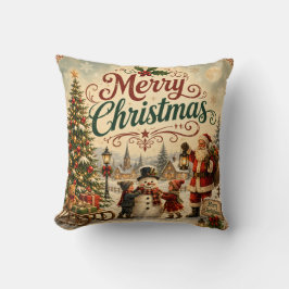 ヴィンテージ クリスマス キッズ 枕