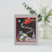 ヴィンテージ クリスマス サンタと宇宙のトナカイ (スタンド正面)