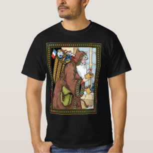 ヴィンテージ クリスマス, サンタクロース おもちゃ 木靴 Tシャツ
