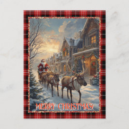 ヴィンテージ クリスマス サンタ 写真入り クラシック