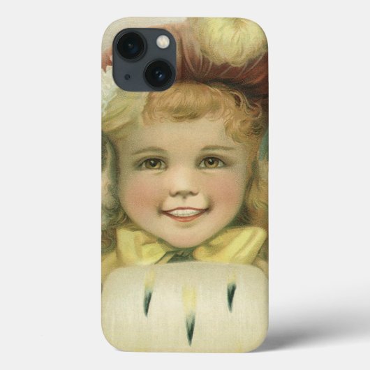 ヴィンテージ クリスマス シスターズ ビクトリア朝の子供たち Case-Mate iPhoneケース (裏面)