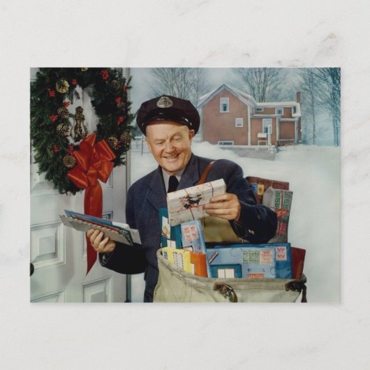 ヴィンテージ：クリスマス –  シーズンポストカード (正面)