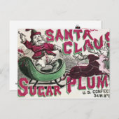 ヴィンテージ：クリスマス –  シーズンポストカード (正面/裏面)