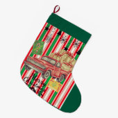 ヴィンテージ クリスマス ソックス (正面 (吊り時))