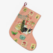 ヴィンテージ クリスマス ソックス (正面 (吊り時))