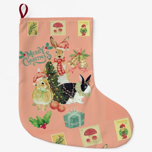 ヴィンテージ クリスマス ソックス (正面)
