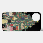 ヴィンテージ クリスマス ツリーの周りの子供たち Case-Mate iPhoneケース (裏面 (横))