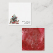 ヴィンテージ クリスマス ツリー おもちゃ くるみ割り人形 ホリデー ノートカード (正面/裏面)