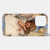 ヴィンテージ クリスマス ビクトリア朝の天使と金のベル Case-Mate iPhoneケース (裏面 (横))