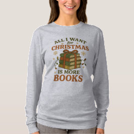 ヴィンテージ・クリスマス・ブック・ギフト Tシャツ
