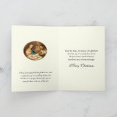 ヴィンテージ クリスマス プレゼント マリア ヨセフ (内部)